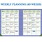 Carson Dellosa Education Fairy Tale Forest Teacher Planner, Undated 8"x11" Lesson Plan Book With Stickers, Class Schedule, Weekly Calendar, Classroom Must Haves, Homeschool Essentials, School Supplies